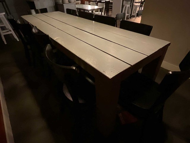 Ton restauranttafel en -stoelen - afbeelding 8 van  18