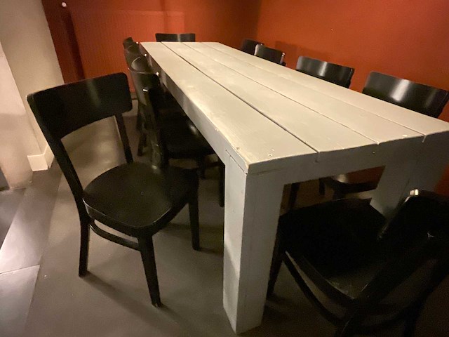 Ton restauranttafel en -stoelen - afbeelding 11 van  18