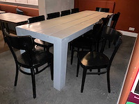 Ton restauranttafel en -stoelen - afbeelding 13 van  18