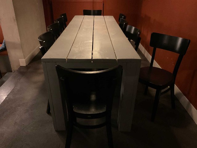 Ton restauranttafel en -stoelen - afbeelding 14 van  18