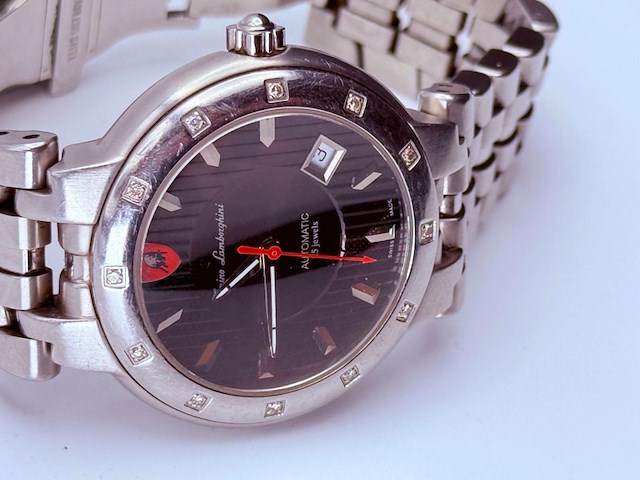 Tonino lamborghini ''12 diamonds ferruccio'' automatisch herenhorloge - afbeelding 1 van  8