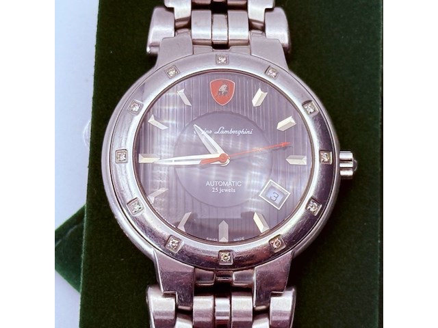 Tonino lamborghini ''12 diamonds ferruccio'' automatisch herenhorloge - afbeelding 2 van  8