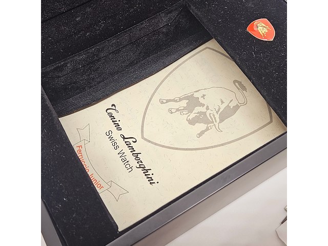 Tonino lamborghini ferruccio junior automatisch herenhorloge met 12 diamanten - afbeelding 3 van  14