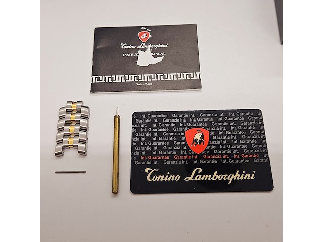 Tonino lamborghini ferruccio junior herenhorloge met 12 diamanten - afbeelding 2 van  14