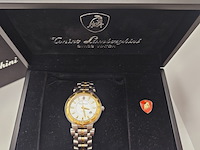 Tonino lamborghini ferruccio junior herenhorloge met 12 diamanten - afbeelding 7 van  14