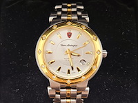 Tonino lamborghini ferruccio junior herenhorloge met 12 diamanten - afbeelding 8 van  14