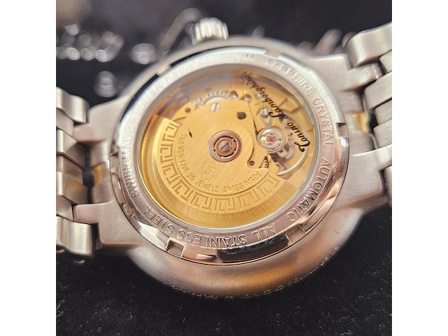 Tonino lamborghini ferruccio junior herenhorloge met 12 diamanten - afbeelding 14 van  14