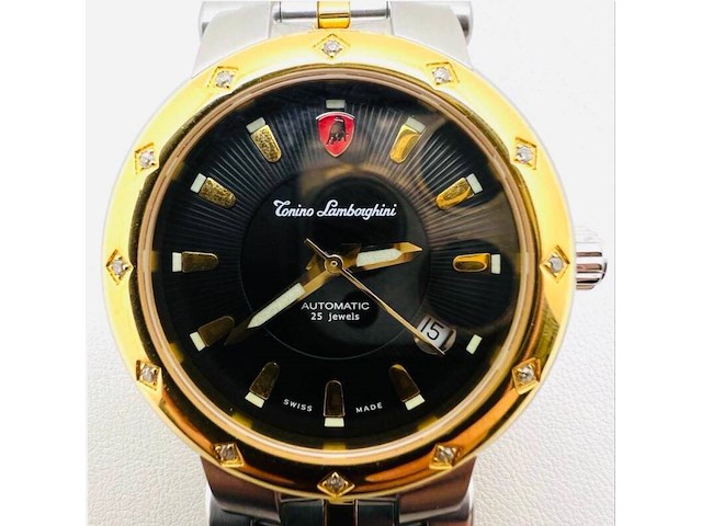 Tonino lamborghini ferruccio junior v automatic diamond herenhorloge - afbeelding 1 van  16