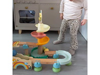 Tookytoy baby houten knikkerbaan - afbeelding 2 van  4