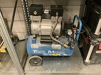 Tool mania professionele low noise compressor 30l/1,5hp - afbeelding 1 van  3
