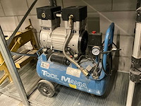 Tool mania professionele low noise compressor 30l/1,5hp - afbeelding 2 van  3