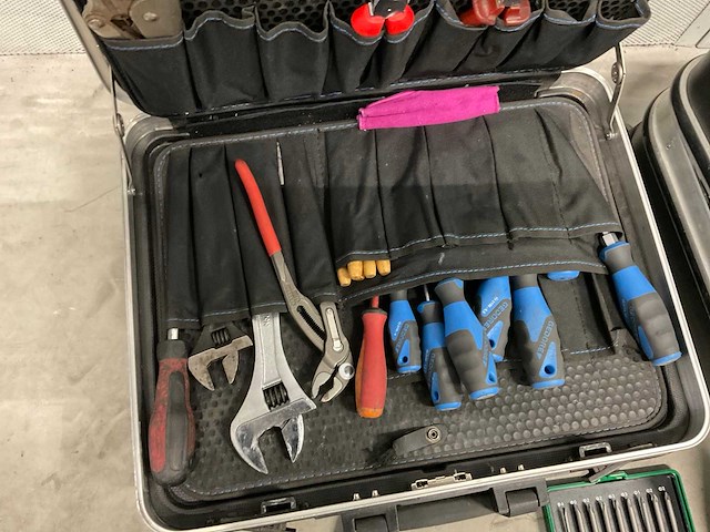 Toolcraft gereedschapskoffer (2x) - afbeelding 8 van  10
