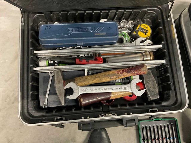 Toolcraft gereedschapskoffer (2x) - afbeelding 9 van  10