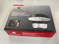 Toolcraft hoofbandloep met led schijnwerper - afbeelding 2 van  4