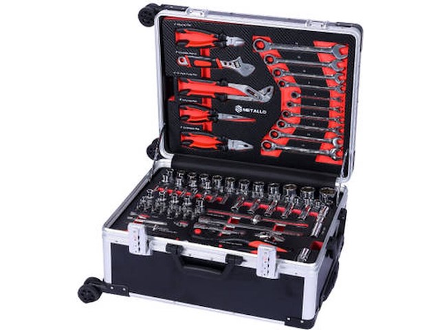 Toolset metallo, 202 pieces - afbeelding 1 van  6