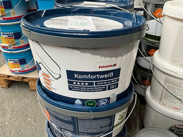 Toom komfortweiss 10l verf (3x) - afbeelding 2 van  5