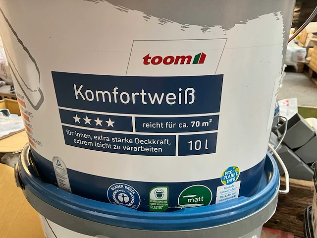 Toom komfortweiss verf (5x) - afbeelding 5 van  6