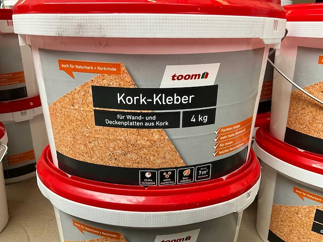 Toom kork-kleber verf (6x) - afbeelding 2 van  5