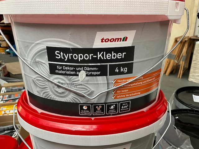 Toom styropor-kleber verf (5x) - afbeelding 2 van  4
