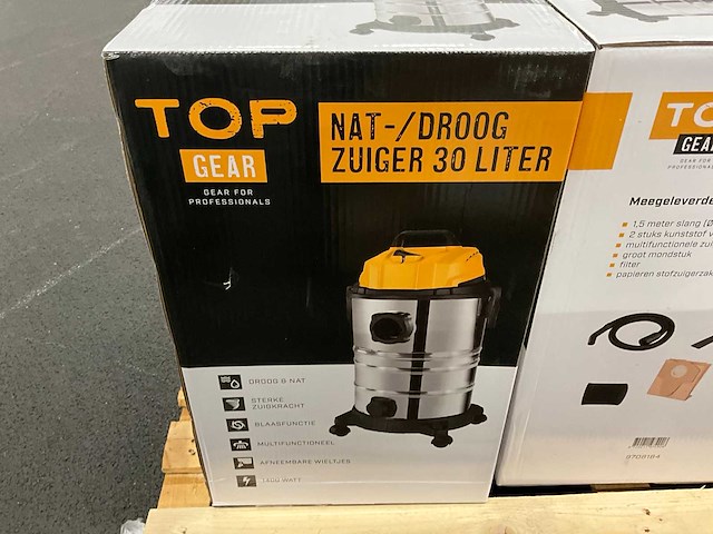 Top gear nat-/droog zuiger - 30l (6x) - afbeelding 5 van  5