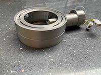 Top light puk spiegelverlichting mat nickel - afbeelding 3 van  5