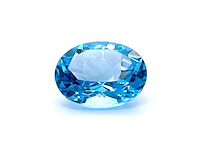 Topaas - circa 1.50 carat swiss blue topaas - afbeelding 1 van  4