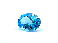 Topaas - circa 1.50 carat swiss blue topaas - afbeelding 2 van  4