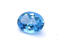 Topaas - circa 2.50 carat swiss blue topaas - afbeelding 1 van  4