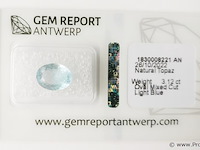 Topaz 3.12ct gra certified - afbeelding 2 van  4
