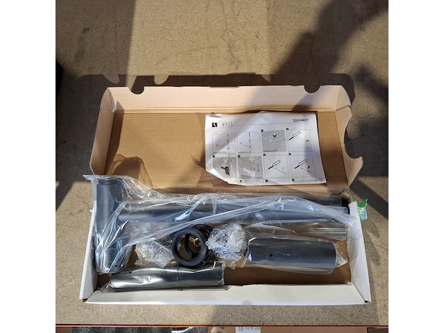 Topblad met steunen maatwerk, rustiek eiken - afbeelding 9 van  9