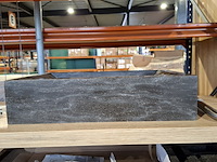 Topblad met steunen maatwerk, rustiek eiken - afbeelding 4 van  10