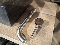 Topblad met steunen maatwerk, rustiek eiken - afbeelding 6 van  10