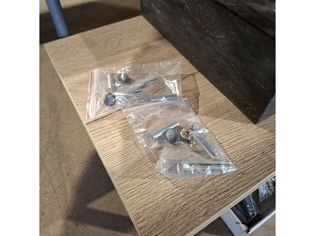 Topblad met steunen maatwerk, rustiek eiken - afbeelding 8 van  10