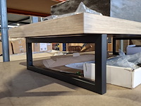 Topblad met steunen maatwerk, rustiek eiken - afbeelding 10 van  10