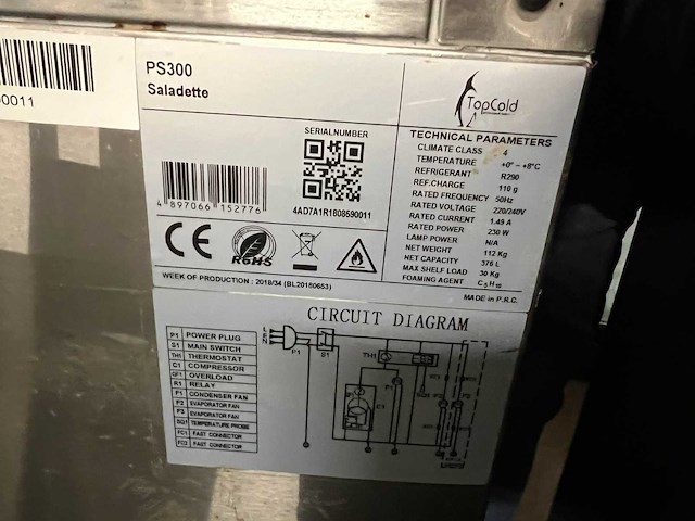 Topcold - saladette - afbeelding 4 van  4