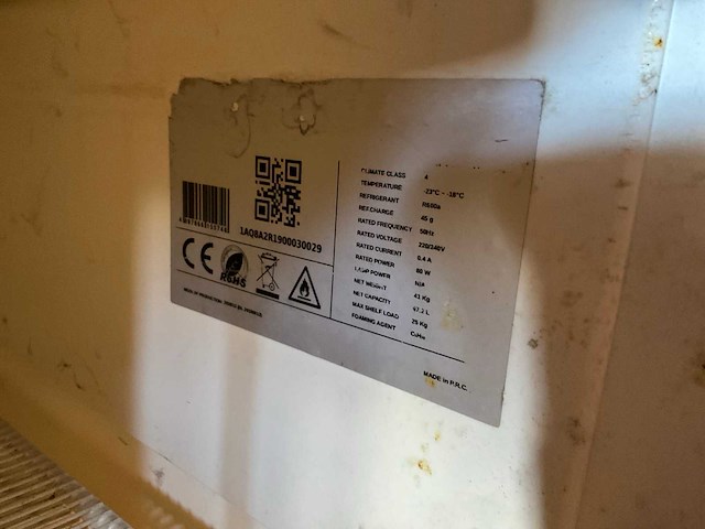 Topcold bd115 vrieskast - afbeelding 4 van  5