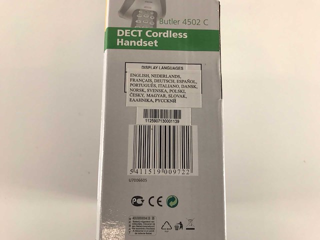 Topcom (butler 4502c) cordless dect phones (new) (20x) - afbeelding 5 van  5