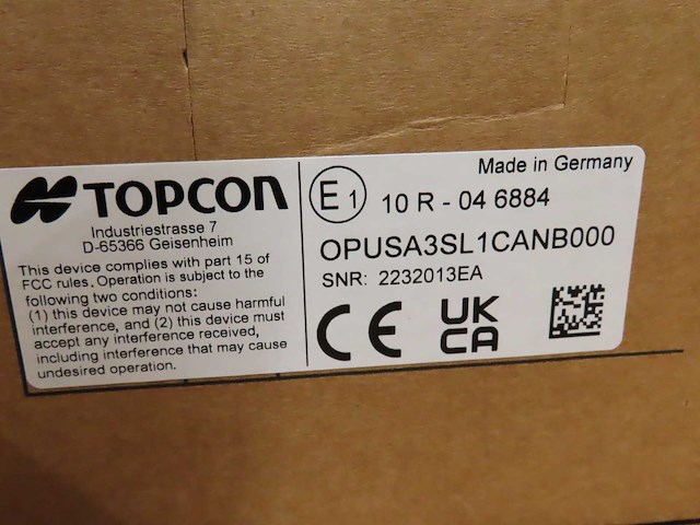 Topcon - opusa3sl1canb000 - bedieningsmonitor (41x) - afbeelding 2 van  5