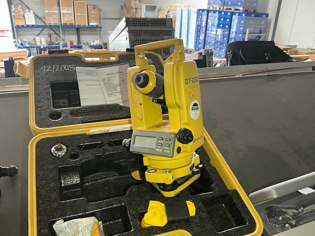 Topcon dt-200 theodoliet - afbeelding 1 van  5