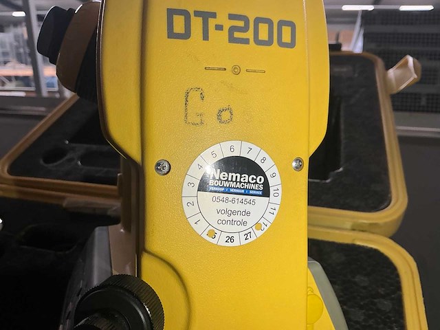Topcon dt-200 theodoliet - afbeelding 2 van  5
