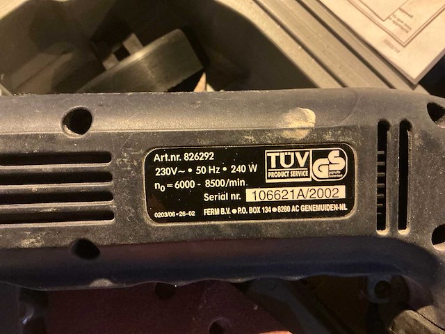 Topcraft tcs-240k schuurmachine - afbeelding 5 van  5