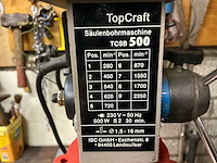Topcraft tcsb500 kolomboormachine - afbeelding 7 van  7