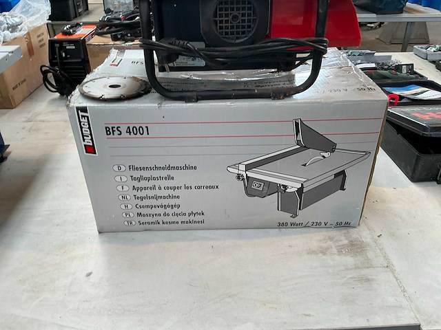 Topcraft tsm6021 tegelzaagmachine - afbeelding 2 van  2