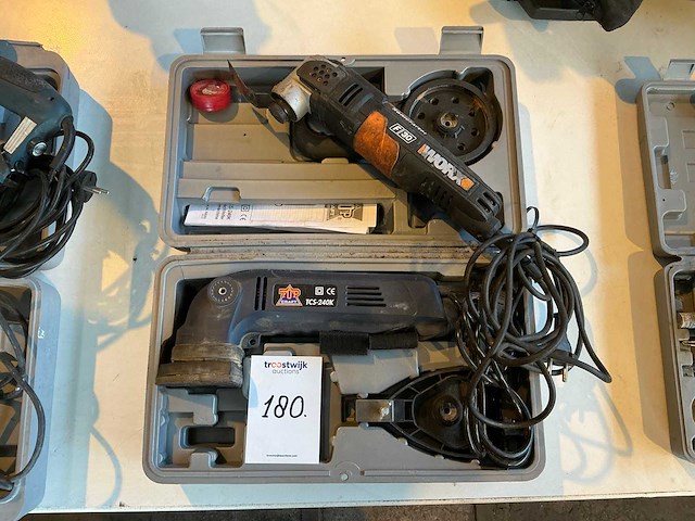 Topcraft / worx elektrisch gereedschap (2x) - afbeelding 1 van  3