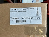 Topdekmatras 70x200x5 - afbeelding 2 van  2