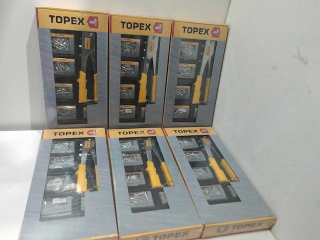 Topex - popnagel tangenset (6x) - afbeelding 1 van  2