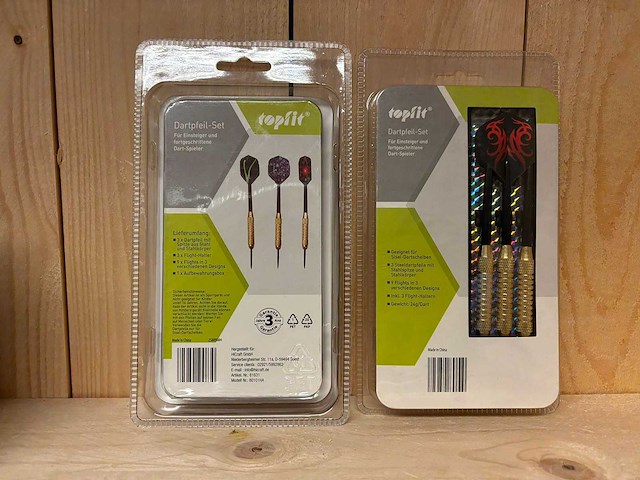 Topfit dartset (150x) - afbeelding 1 van  2