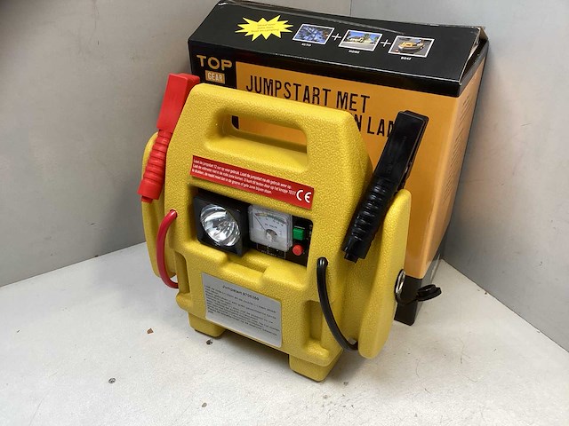 Topgear jumpstarter met compressor en lamp - afbeelding 6 van  10