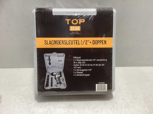 Topgear slagmoersleutel 1/2" + doppen - afbeelding 5 van  5