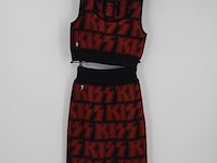 Topje en rokje, maat s, philipp plein x kiss